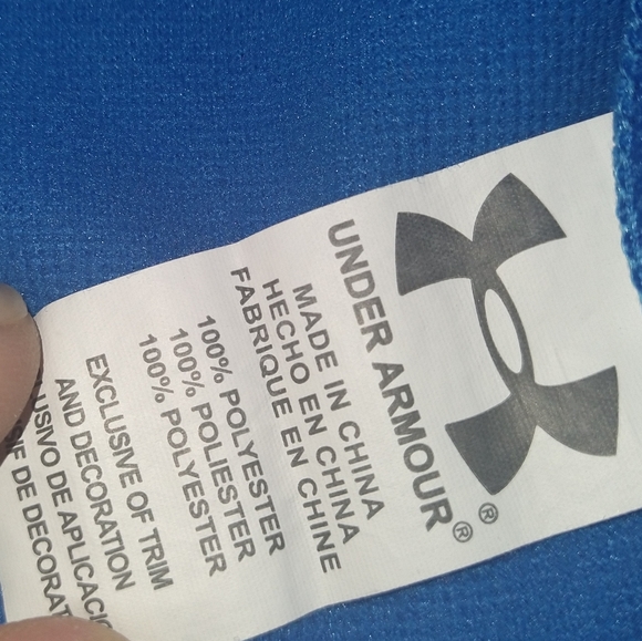 Under Armour Blue Zip Hoodie 24 Months - Picture 6 of 8